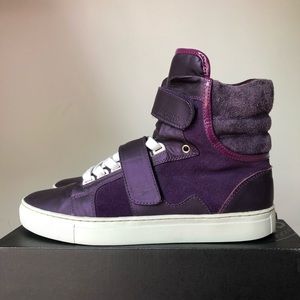 Android Homme Propulsion Purple Hi-Top Sneakers!